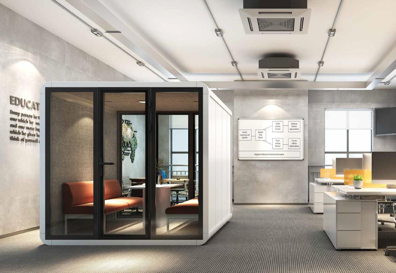 3 Seater Phone Booth Round