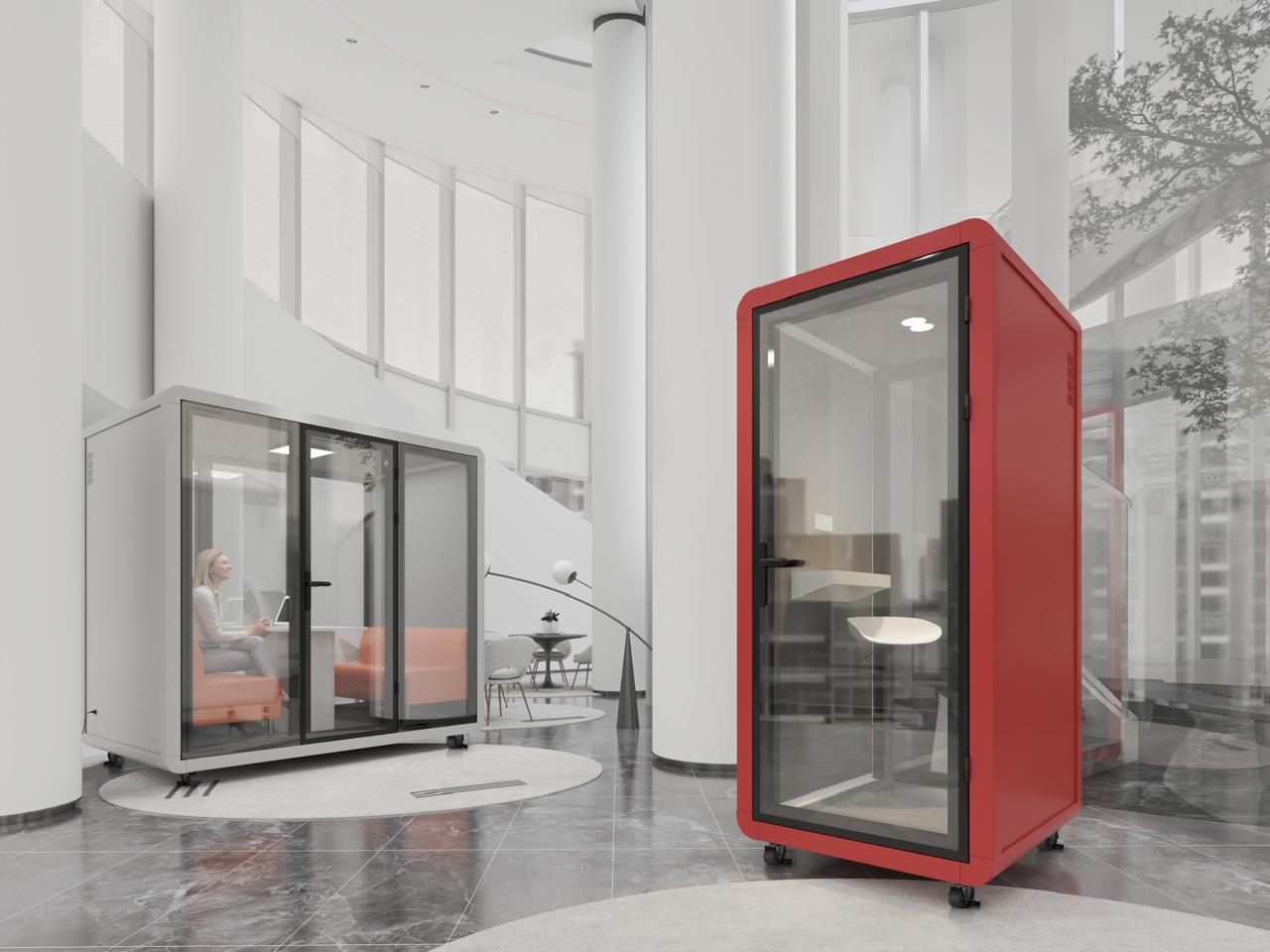 1 Seater Phone Booth Round