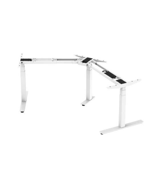 Electric Dual Motor L-Shape Height Adjustable Table Frame – 2 & 3 Stage – (120 Degree)